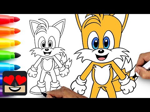 How To Draw Tails | Sonic the Hedgehog