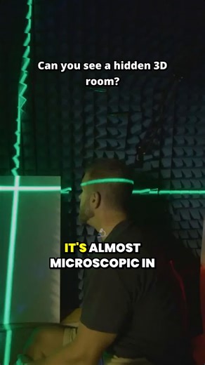 👀 Ever seen a psychedelic room without the buzz? 🤯 Dive into this laser speckle trick! ✨ #MagicEye #Psychedelic