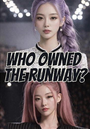 HUNTRIX on the runway. Same collection. Same runway. Different presence. Who owned the runway? #HUNTRIX #KPOPDemonHunters #RunwayMoment #WhoOwnedTheRunway #LiveAction