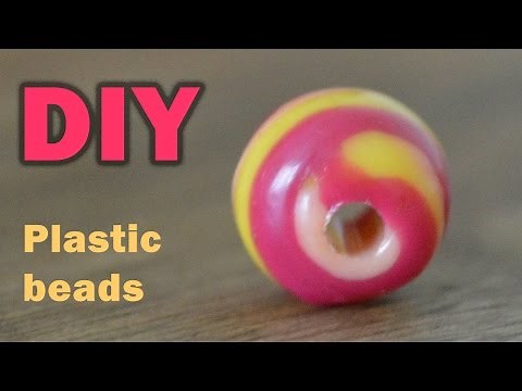 DIY: COLORFUL BEADS FROM PLASTIC BOTTLE TOPS