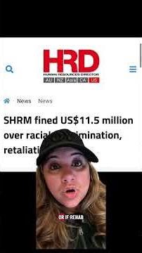 Part 5 of 6 | The HR Experts Lost Their Own Discrimination Case #diversityandinclusion #SHRM