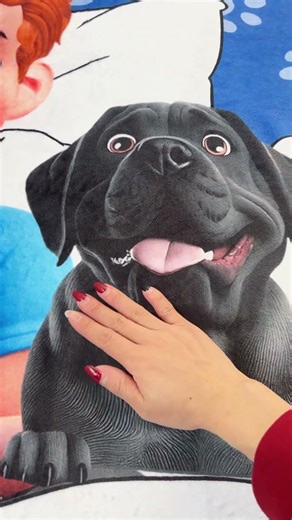 My Dog Cuddling Blanket - Personalized Blanket #blanket #personalizedgift #dog