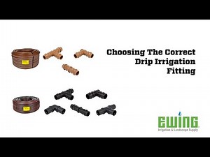 Choosing The Correct Drip Irrigation Fitting