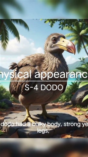 E1 DODO #science #geographyfacts #dodo #paleontology #birds #facts #shortvideo #funfacts #biology