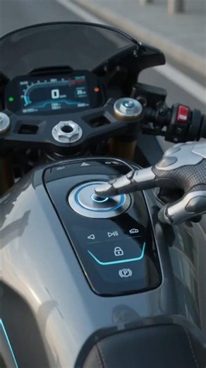 She Pressed One Button… And Her Motorcycle Turned Into a Suitcase!😱😨 #shorts
