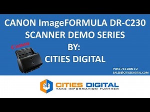 Canon DR C230 Demo by CDI