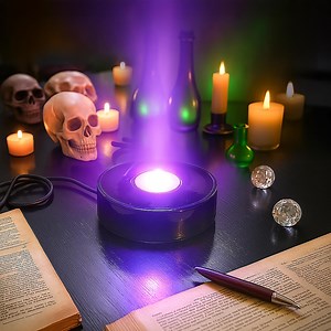 UV LED Blacklight Light Base 395nm USB Wooden Stand for Uranium Glass, Resin Art, Uv-reactive Crystals, Fluorescent Decor – Black Gloss - Etsy UK