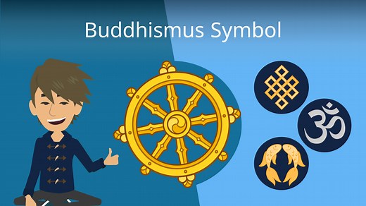 Buddhismus Symbol • Bedeutung des Dharmachakra