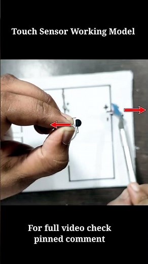 Touch sensor working model || Science exhibition project #schoolproject #scienceproject
