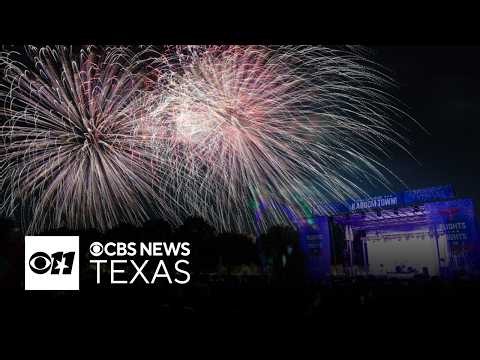 Addison Kaboom Town! fireworks show celebrating America's 250th