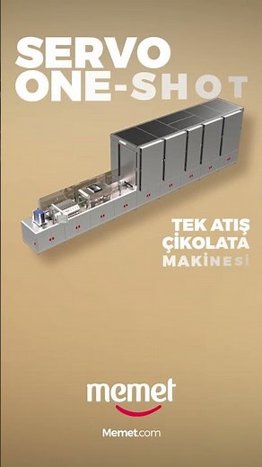 The chocolate molding line is a manual mold fed machine.