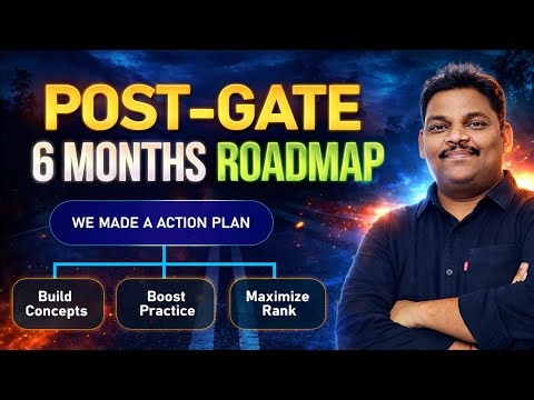 POST-GATE 6 Months Roadmap 🚀 | Action Plan to Boost Rank After GATE | Don’t Waste This Time