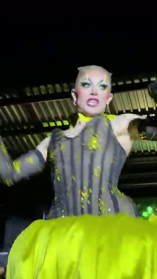 our literal legend performing “literal legend” by ayesha erotica at the 3 dollar bill after party in brooklyn, ny last night ✨💫