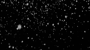 Snowflakes falling alpha background overlay