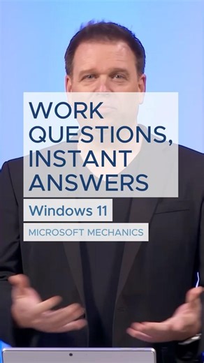 Ask natural language questions about your work. #Windows11 #Copilot #AIAgents #Microsoft365