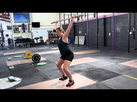 3x Power Snatch from Power Position + 2x Snatch Balance- Exercise Demo