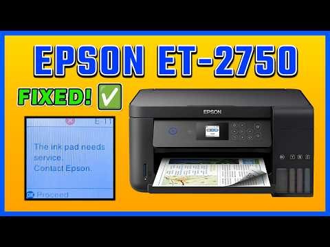 Fix Epson ET-2750 Ink Pad Full Error – Works 100% | Waste Ink Reset Guide