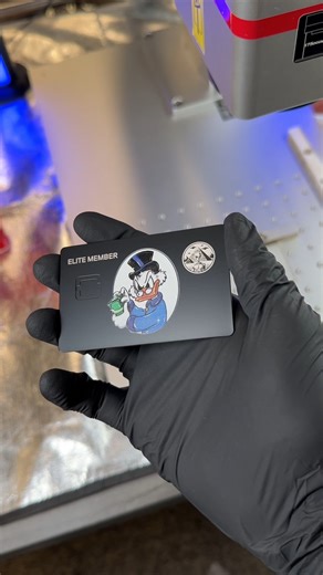 First time customer, getting an awesome card. 💳 #minimal #flex #metalcard #luxury #laserengraving | Engraven Card