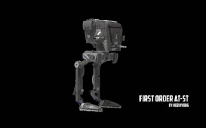 Lego Star Wars First Order AT-ST MOC!