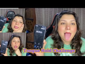 Tongue out challenge 👅 || Tongue Hold Challenge || Requested challenge || funny challenge