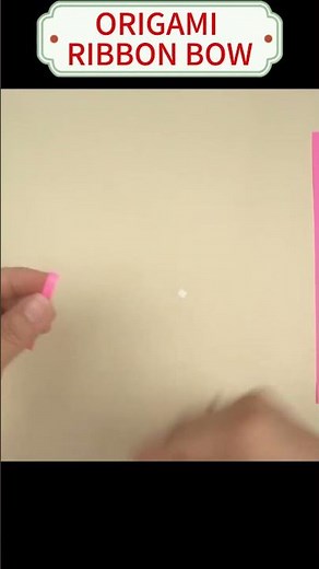Origami Ribbon Bow Easy for Gift | How to Make Easy Paper Ribbon Bow
