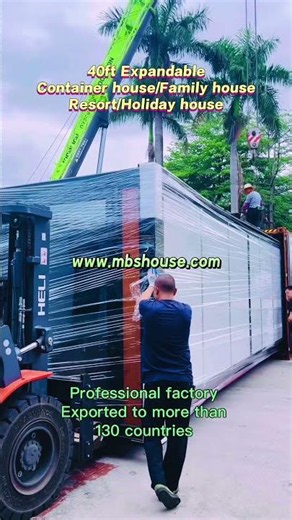 China 40ft Prefab Expandable Container House, Modular Container Home Sale to Samoa