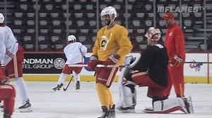 Shilly back on ice! | Calgary Flames