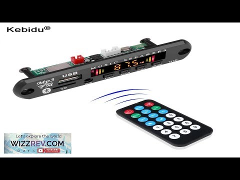 KEBIDU 9V 12V Car Radio Stereo MP3 WMA Decoder Board Audio Module