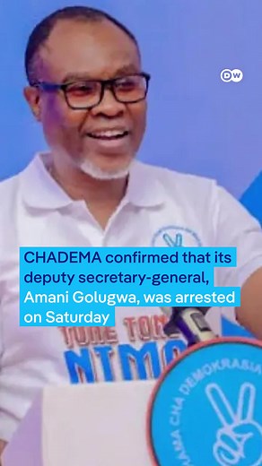 Tanzania has charged 145 people with treason following post-election protests in Dar es Salaam, as authorities intensify a crackdown on opposition figures. CHADEMA confirmed that its deputy secretary-general, Amani Golugwa, was arrested on Saturday. | DW Africa