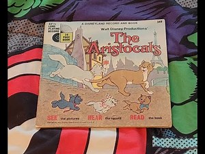 episode 41 Disney the aristocats 1970 book on record cut version