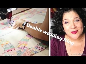 Double wedding Ring Quilt (Custom Longarm Quilting)
