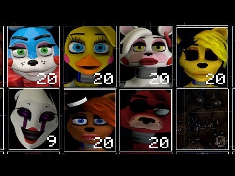 All FNIA Animatronics In UCN! +Jumpscare (UCN Mods)