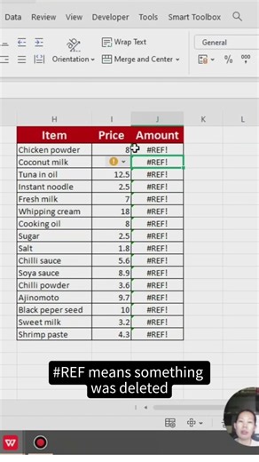 4 Excel common errors.Follow for how to fix it.#excelerror #tutorial #Excelmath #REF #DIV #value #NA