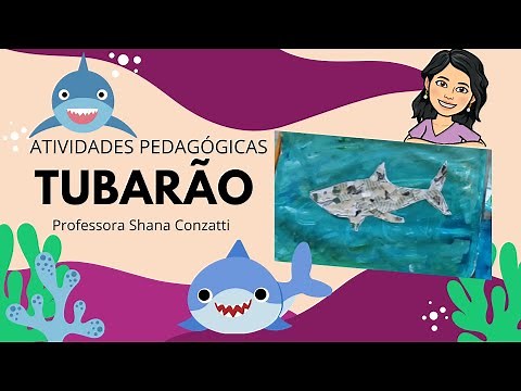 Atividades divertidas sobre o fundo do mar: Projeto Tubarão amigo para crianças em sala de aula.