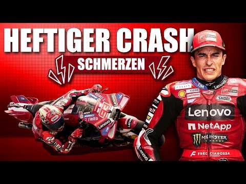 Starke Schmerzen! Heftiger MotoGP-Crash mit Folgen für Marc Marquez