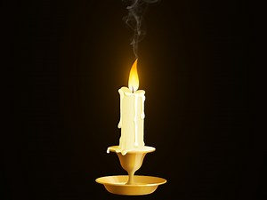 卡通蜡烛燃烧蜡烛元素GIF动态图蜡烛元素[gif]GIF下载 - 觅知网