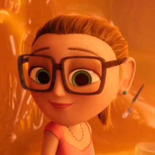 Flint and Sam Kiss Scene in Cloudy with a Chance of Meatballs