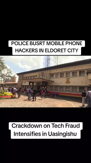 POLICE BUSRT MOBILE PHONE HACKERS IN ELDORET CITY Crackdown on Tech Fraud Intensifies in Uasingishu #nanditiktokers #eldorettiktokers #uasingishutiktokers #kenyantiktok🇰🇪 #kenyantiktok🇰🇪🇰🇪🇰🇪🇰🇪 #kenyantiktok🇰🇪🇰🇪🇰🇪 #kalenjintiktokers #kenyantiktok🇰🇪🇰🇪