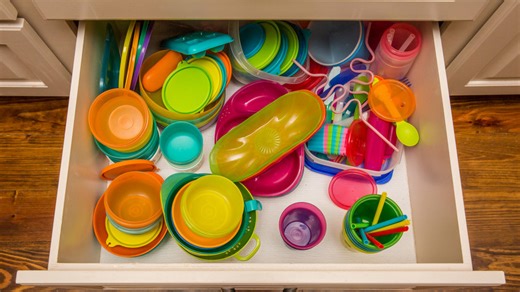 Kiss kitchen drawer clutter goodbye with a clever Dollar Tree DIY