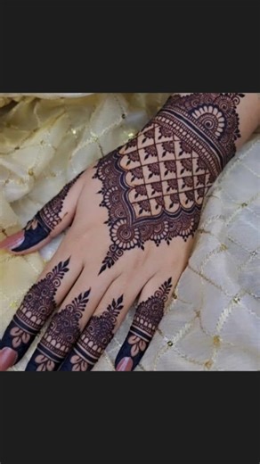 simple back hand mehendi design #mehndi #short #youtubeshorts