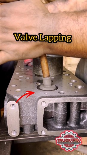 Satisfying Engine Valve Lapping ASMR 🛠️ #mechanic #engine #valve #shorts #tools #fyp #skills #head