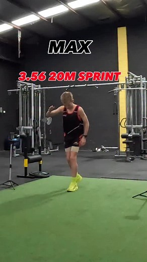 💨 💨 💨 #sprint #athlete #test #afl #running #speed | Breakout Academy
