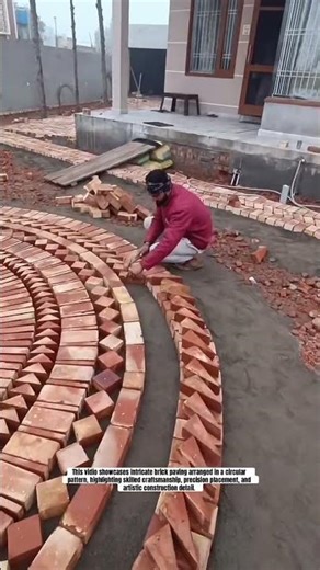 Master-Level Brick Paving | Beautiful Geometric Design