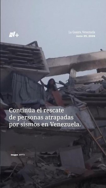 Siguen los trabajos de rescate en Venezuela