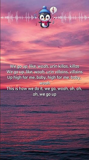 WE GO UP Lyrics 🐧 #BABYMONSTER #WEGOUP #Lyrics #lyricvideo #song #music