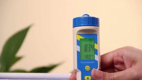 Pool Salt Tester pH Meter, Digital 5 in 1 pH EC TDS Temp Salinity Tester for Saltwater Pool Hot Tubs Spa Aquarium, pH and EC PPM Meter for Nutrients Growing