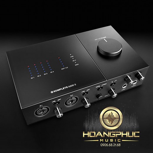 Soundcard thu âm Komplete Audio 6 MK2 thương hiệu Native Instruments