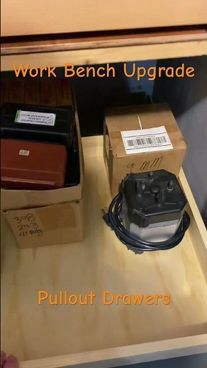 Upgrading Reloading Work Bench with Pullout Drawers