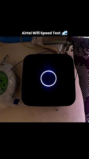 Airtel Xstream Fiber 😨 Wi-Fi Speed Test 🚅 #shorts #airtel #jio
