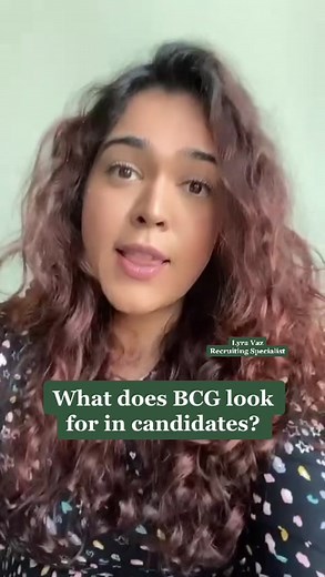 What BCG looks for in candidates